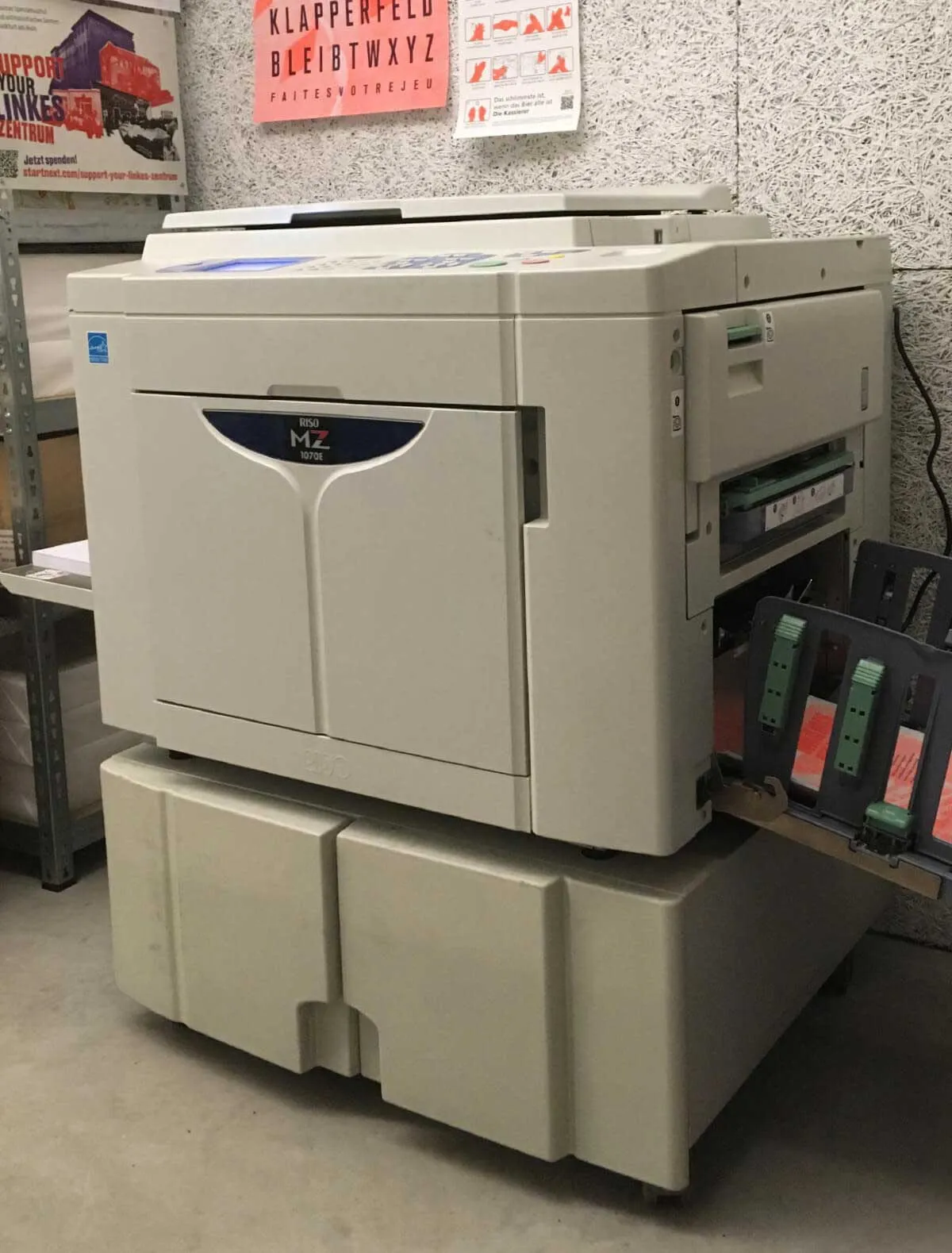 The risograph machine